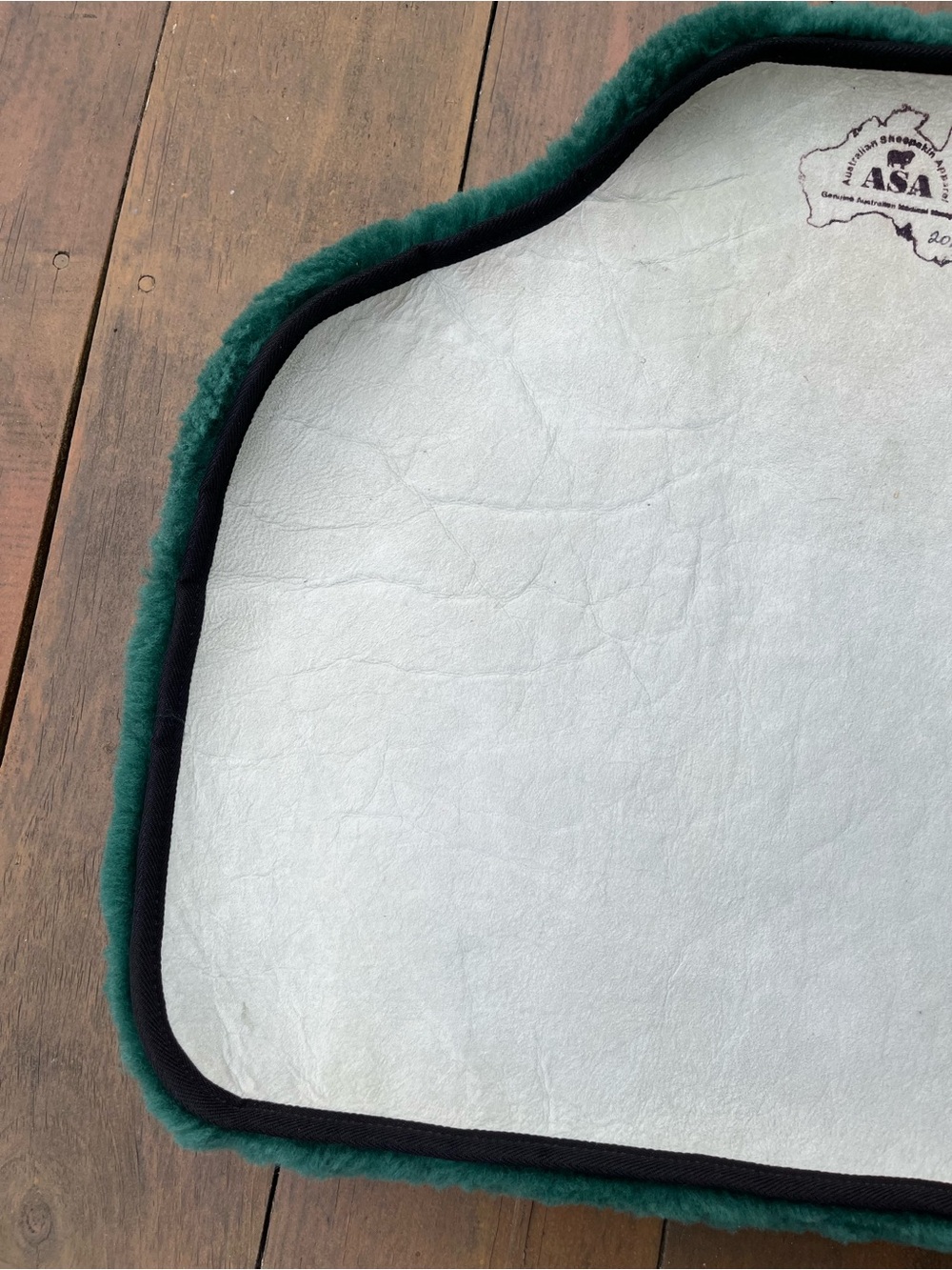 Australian Sheepskin Apparel Medical Wheelchair Mat Cushion Pad Green Wool - Picture 5 of 9